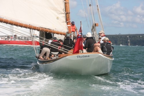 Thelma sailing in the 2013 Auckland Anniversary Regatta ©  Will Calver - Ocean Photography http://www.oceanphotography.co.nz/
