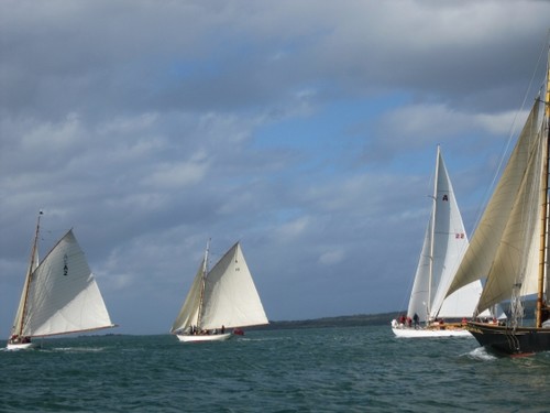 Classic yachts sailing in at Mahurangi &copy;  Will Calver - Ocean Photography http://www.oceanphotography.co.nz/