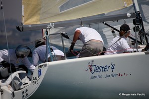 Day 1 Parks Victoria Melges 24 Nationals 2013 photo copyright Melges Asia Pacific taken at  and featuring the  class