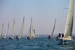 Day 1 Parks Victoria Melges 24 Nationals 2013 photo copyright Melges Asia Pacific taken at  and featuring the  class