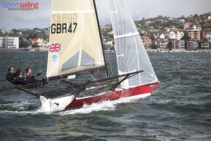 GBR47 - 18ft Skiff JJ Giltinan Championships 2013 photo copyright Beth Morley - Sport Sailing Photography http://www.sportsailingphotography.com taken at  and featuring the  class