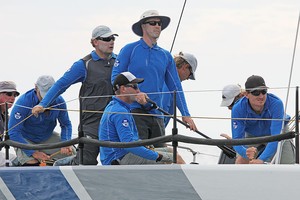 Pete Williams returned to helming duties today. - TP52 Southern Cross Cup photo copyright  John Curnow taken at  and featuring the  class