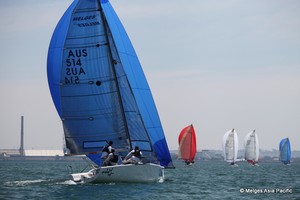 Day 1 Parks Victoria Melges 24 Nationals 2013 photo copyright Melges Asia Pacific taken at  and featuring the  class