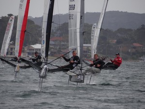 Moth Nationals 2013 - ZHIK, CST Composites 2013 Australian Moth Championships photo copyright Kingsley Forbes-Smith http://www.2sail.net taken at  and featuring the  class