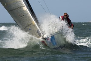 Executive Decision ploughing back in towards Geelong. - Festival of Sails photo copyright  Andrea Francolini Photography http://www.afrancolini.com/ taken at  and featuring the  class