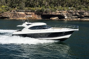 The next generation 5000 Sport Yacht with twin Zeus will also be at the Collins Avenue display photo copyright Stephen Milne taken at  and featuring the  class