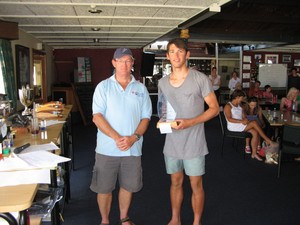 Radial Mens Winner Andrew McKenzie - NZ Laser National Champs photo copyright Michael Shields taken at  and featuring the  class