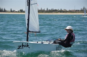 State Champion Alex Higgins - SA State Optimist Championships 2013 photo copyright Andrew Meaney taken at  and featuring the  class