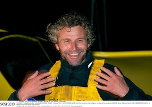 Arrivée de Bernard Stamm - 2012 Vendee Globe photo copyright ThMartinez/Sea&Co http://www.thmartinez.com taken at  and featuring the  class