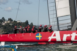 Art And Or-14 - Oracle Team USA - San Francisco - February 8, 2013 photo copyright Erik Simonson www.pressure-drop.us http://www.pressure-drop.us taken at  and featuring the  class