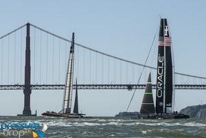 Art And Or-9 - Oracle Team USA - San Francisco - February 8, 2013 photo copyright Erik Simonson www.pressure-drop.us http://www.pressure-drop.us taken at  and featuring the  class