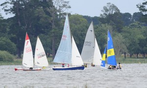 Lake Wendouree - Ballarat Yacht Club's first competitive sailing in eight years photo copyright  SW taken at  and featuring the  class