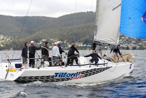 Farr 40 Tilford Auto Group is among the big keelboat fleet photo copyright Peter Campbell taken at  and featuring the  class