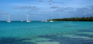 Direction Island yachts in anchorage photo copyright  SW taken at  and featuring the  class