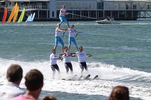 Chaparral Water Ski Stunt Show - Festival of Sail 2013 photo copyright Teri Dodds/ Festival of Sails http://www.festivalofsails.com.au/ taken at  and featuring the  class