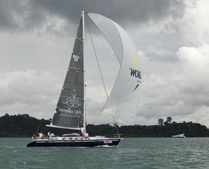 Mt Gay Rum 2013 Neptune Regatta, Baby Tonga heading south to Karas Besar photo copyright Guy Nowell http://www.guynowell.com taken at  and featuring the  class