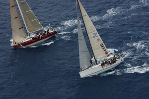 Quokka LLYC (Lloyd's of London YC) and Scarlet Logic - 2013 RORC Caribbean 600 photo copyright  Tim Wright / Photoaction.com http://www.photoaction.com taken at  and featuring the  class