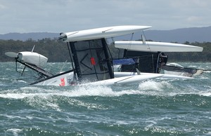 Carnage at the top mark - F18 Nationals photo copyright Crosbie Lorimer http://www.crosbielorimer.com taken at  and featuring the  class