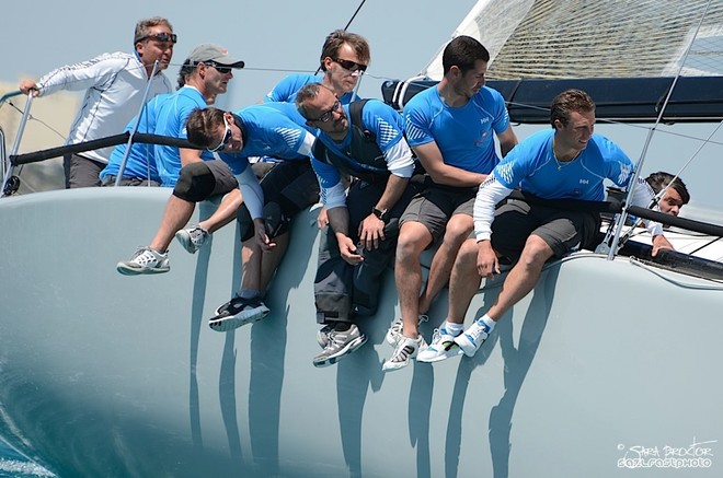 Skipper Alberto Rossi and the Enfant Terrible team won three of the final four races.  - Miami Beach Invitational  © William Wagner