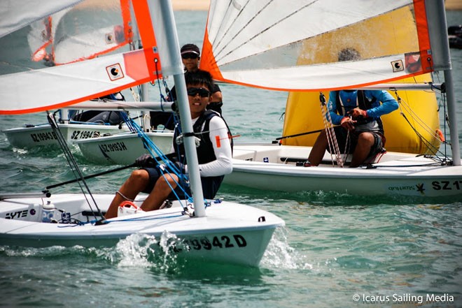 Singapore Youth National Championships 2013 - Day 2 ©  Icarus Sailing Media http://www.icarussailingmedia.com/