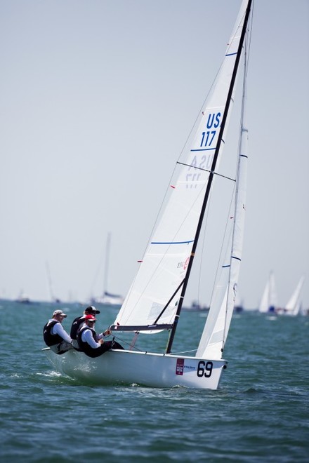 Pieter Taselaar (Newport, R.I.) leads the Viper 640 standings after the penultimate day of the series. ©  Cory Silken