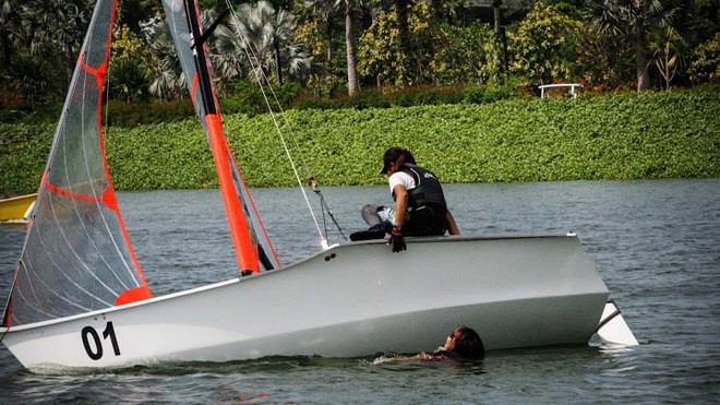 Singapore Youth Olimpic Festival 2013 ©  Icarus Sailing Media http://www.icarussailingmedia.com/