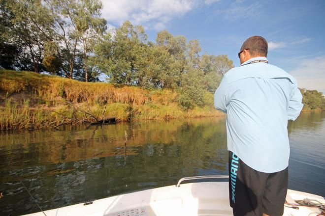 When working a snag or the bank, make sure you pepper it with casts. © Jarrod Day