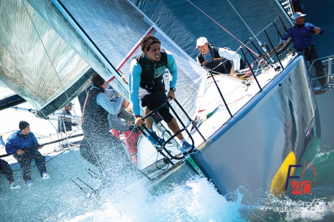 Skipper Wolfgang Schaefer and the Struntje Light team maintained the lead at the Miami Beach Invitational © Sarah Proctor