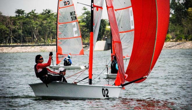 Singapore Youth Olimpic Festival 2013 ©  Icarus Sailing Media http://www.icarussailingmedia.com/