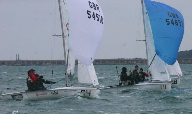 Sarah Norbury & Mari Davies, Alistair Gray & Alan McIntosh, Matthew Shorrock & Will Davis © Mike Riley