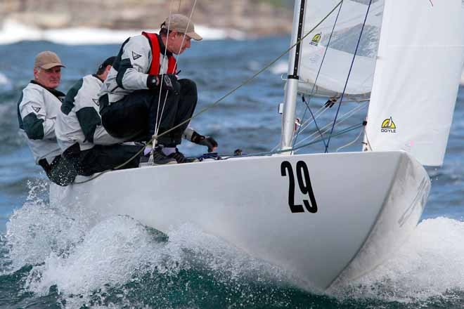 The Hole Way – Cameron Miles, Grant Crowle and David Sampson. - 2013 Etchells NSW State Championship © Howard Wright /IMAGE Professional Photography http://www.imagephoto.com.au