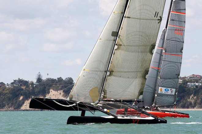 40ft multihulls - Day 1, Auckland Regatta 2013 © Ivor Wilkins