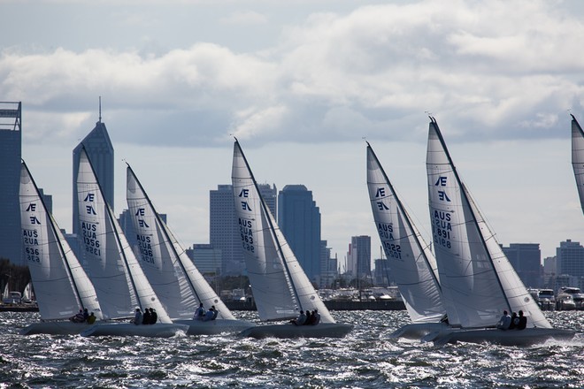 Perth skyline; race 2 of the WA States. © Kylie Wilson http://www.positiveimage.com.au