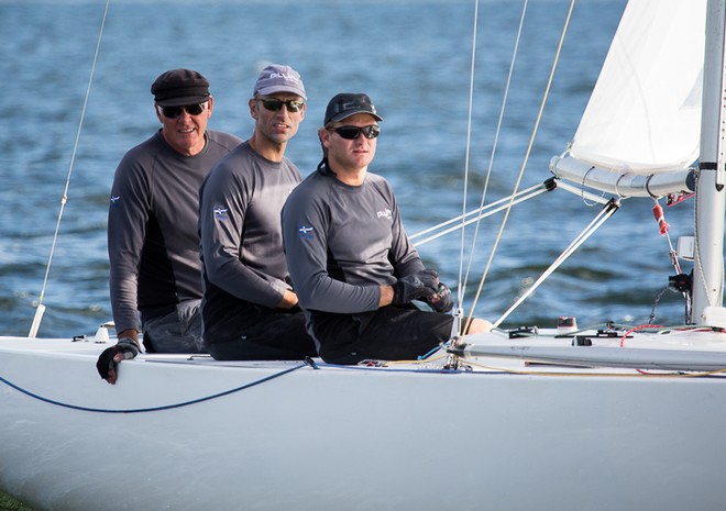 Doug Kerr, Greg Kerr & Luke Paterson, leading the WA States at the end of day 1. © Kylie Wilson http://www.positiveimage.com.au