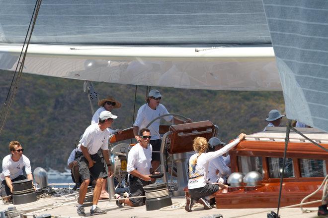 J-Class exhibition race  St Barths Bucket regatta March 2013 © Ingrid Abery http://www.ingridabery.com