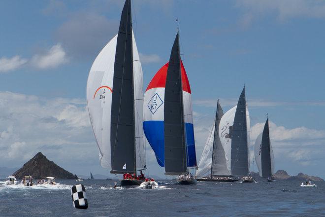J-Class exhibition race  St Barths Bucket regatta March 2013 © Ingrid Abery http://www.ingridabery.com