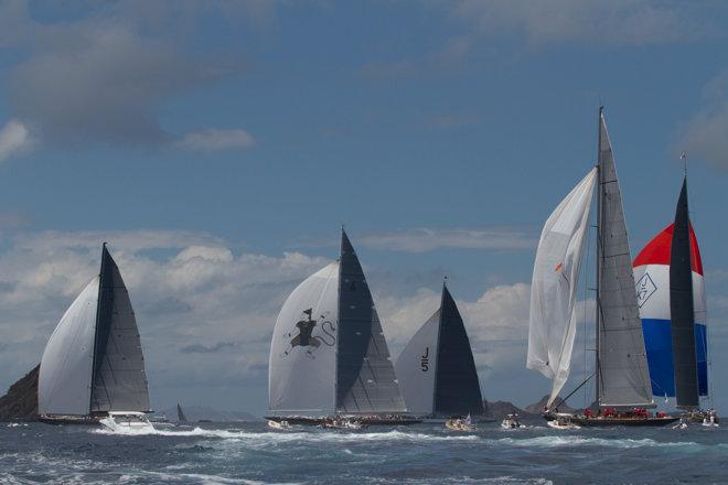 J-Class exhibition race  St Barths Bucket regatta March 2013 © Ingrid Abery http://www.ingridabery.com