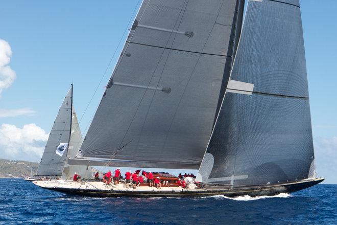 J-Class exhibition race  St Barths Bucket regatta March 2013 © Ingrid Abery http://www.ingridabery.com