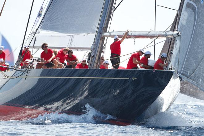 J-Class exhibition race  St Barths Bucket regatta March 2013 © Ingrid Abery http://www.ingridabery.com