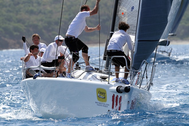 Roberto Tomasini Grinover, Robertissima 1 at Melges 32 Virgin Islands Sailing Series  © Joy Dunigan