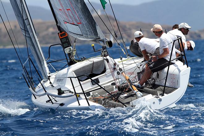 Richard Goransson, Inga From Sweden - 2013 Otterbox® Melges 32 Virgin Islands Sailing Series - International Rolex Regatta © JOY - International Melges 32 Class Association http://melges32.com/