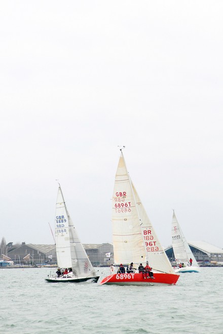 2013 Royal Southampton YCs Doyle Sails Frostbite Series races 7 & 8 © John Greenway http://www.marineaction.co.uk)