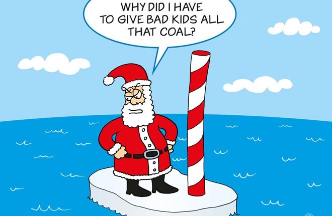 north pole cartoon ©  SW