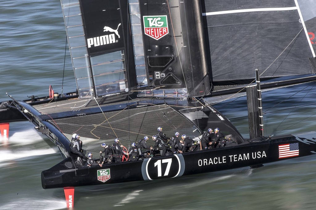 SFO Feb Testing Session - Oracle Team USA / San Francisco (USA) © Guilain Grenier Oracle Team USA http://www.oracleteamusamedia.com/