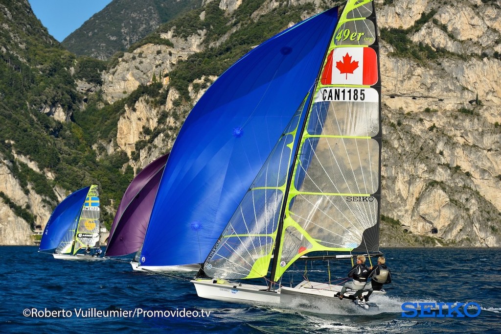 European Championship 49er Riva del Garda 2012 - John and Arthur Ferguson © Kalu Photography