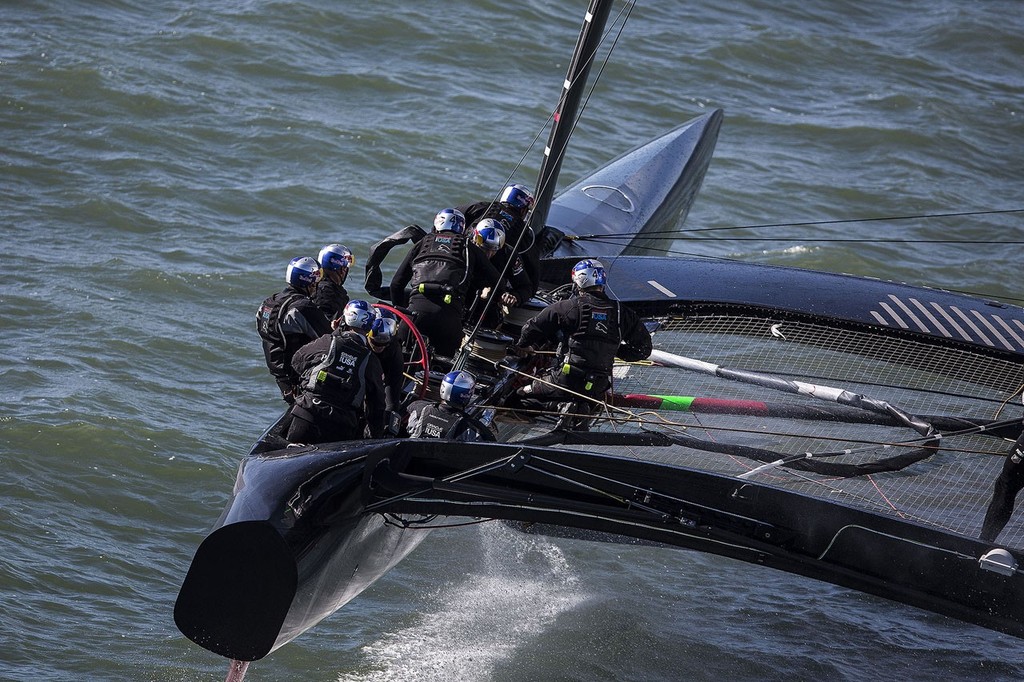 SFO Feb Testing Session - Oracle Team USA / San Francisco (USA) © Guilain Grenier Oracle Team USA http://www.oracleteamusamedia.com/