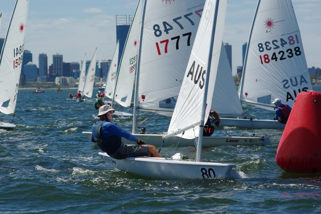 A resurgent Masters fleet will be racing thanks to the efforts of Masters Rep Bruce Utting - 2013 WA State Laser Championships photo copyright Brad Utting taken at  and featuring the  class