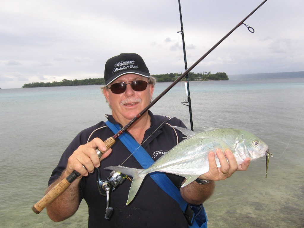 Its not a silver trevally, but it still gave me a great fight photo copyright Gary Brown taken at  and featuring the  class