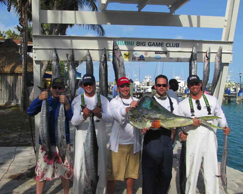 Writer John Hemingway (far left) joined team Makin it Happen out of Miami. - Bimini Wahoo Smackdown II photo copyright John Bell taken at  and featuring the  class