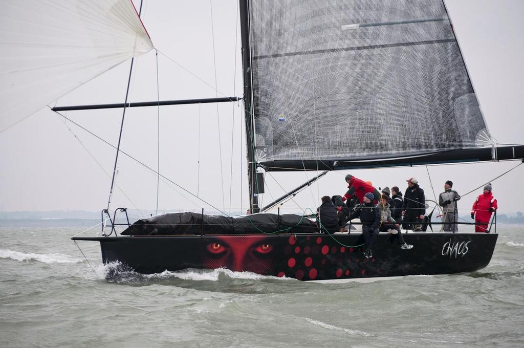 BMWSS130324 HR IRC1 Chaos downwind - Warsash Spring Series 2013 photo copyright Iain McLuckie taken at  and featuring the  class